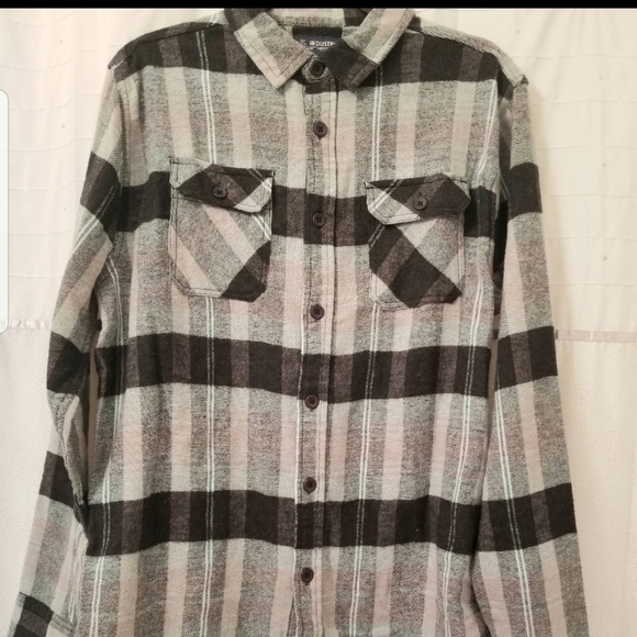 Grey flannel shirt - Picture 4 of 12